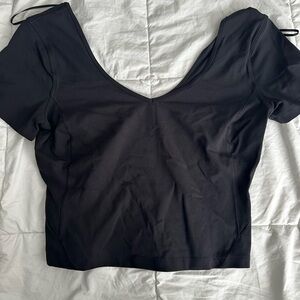 Lululemon Align V Neck Tee. Size 8.